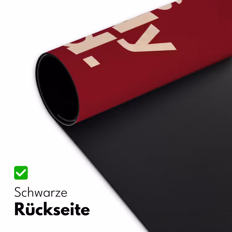 Schreibtischunterlage - Text – Studium – Motivation – Modern – Rot - Tekst - Studie - Motivatie - Modern - Rood Muismat XXL klein