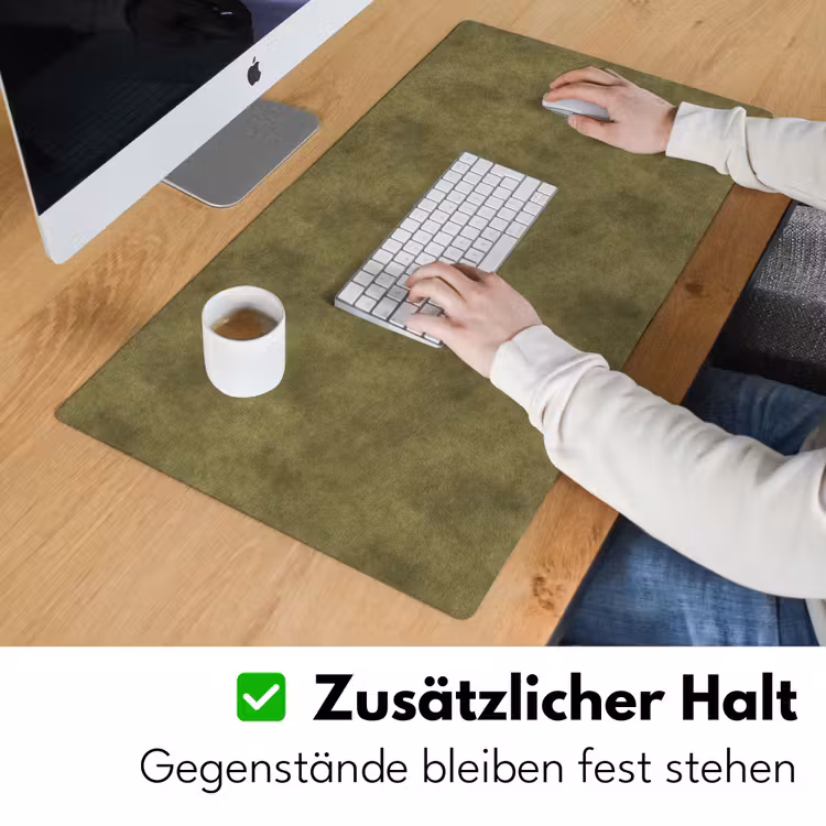 Textuur - Abstract - Groen Muismat XXL klein 681 -ysfeer3_duits