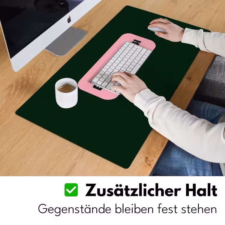 Tekstwolk - BLAH BLAH BLAH - Roze Muismat XXL klein -ysfeer3_duits