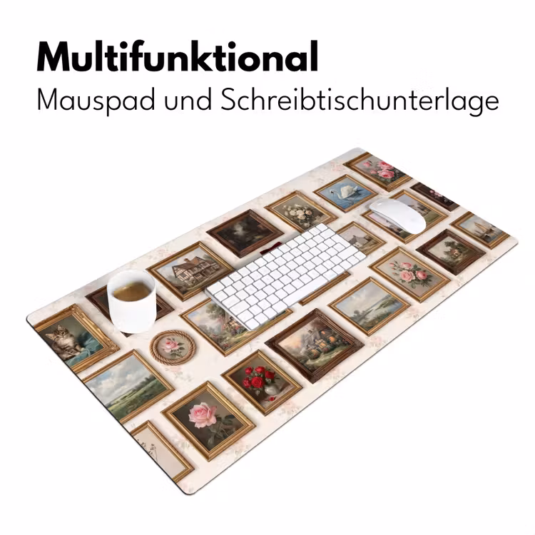 Dier - Kat - Portret - Klassiek Muismat XXL klein -ysfeer4_duits
