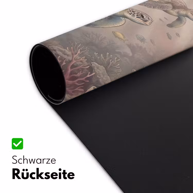 Dier - Onderwater - Oceaan - Illustratie - Zeeleven Muismat XXL klein -ysfeer2_duits