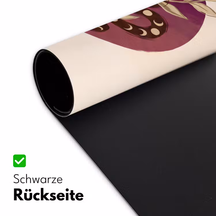 Schreibtischunterlage - Tiere – Schlange – Mond – Mystik – Abstrakt - Dieren - Slang - Maan - Mystiek - Abstract Muismat XXL klein