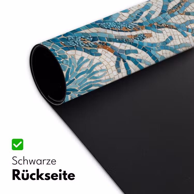 Dieren - Onderwater - Natuur - Mozaïek - Blauw Muismat XXL klein -ysfeer2_duits