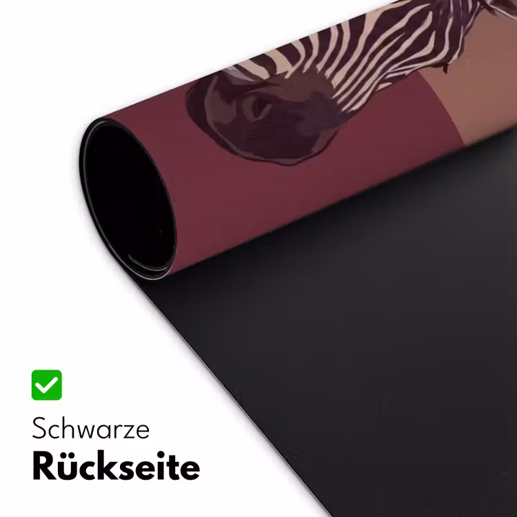 Schreibtischunterlage - Tiere – Zebrakopf – Tierwelt – Modern – Braun — 2