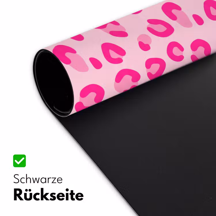 Dierenprint - Patroon - Abstract - Modern - Roze Muismat XXL klein -ysfeer2_duits