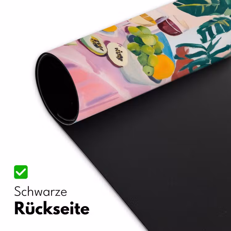 Tafel - Wijn - Fruit Muismat XXL klein -ysfeer2_duits