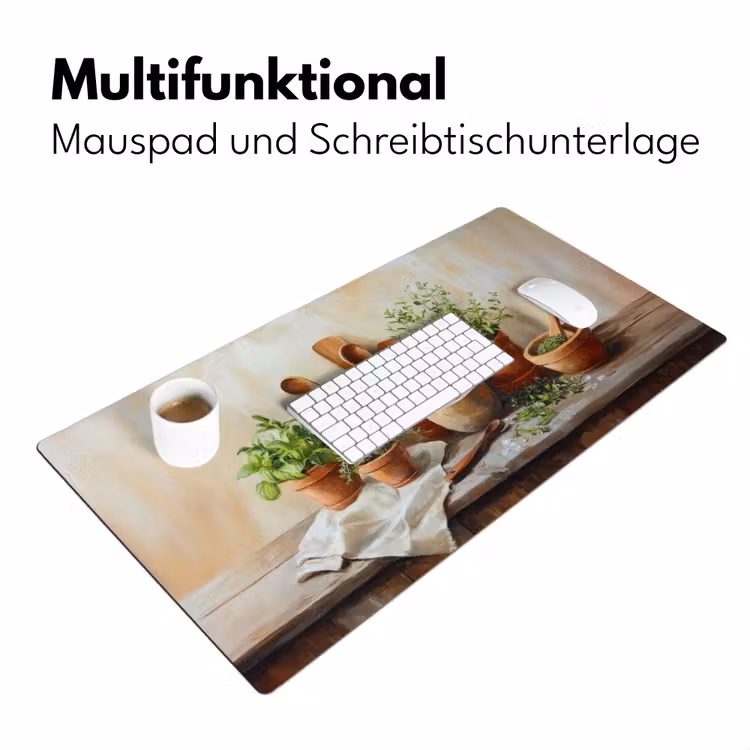Potten - Kruiden - Hout Muismat XXL klein -ysfeer4_duits