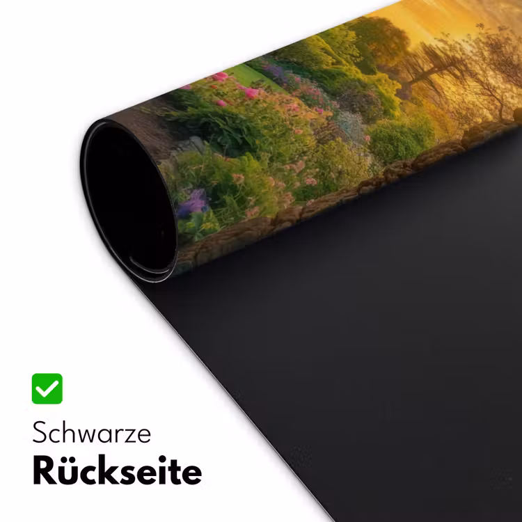 Poort - Planten - Zonsondergang Muismat XXL klein -ysfeer2_duits