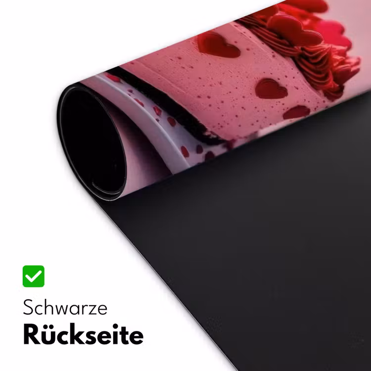 Taart - Hart - Roze Muismat XXL klein -ysfeer2_duits