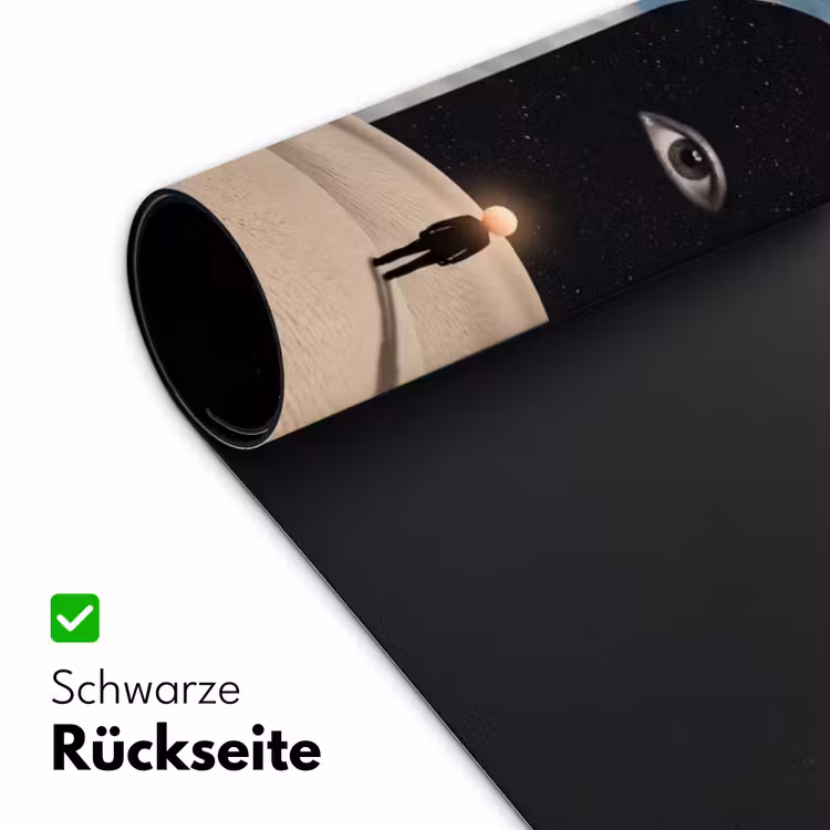 Schreibtischunterlage - Traum – Wüste – Auge - Droom - Woestijn - Oog Muismat XXL klein