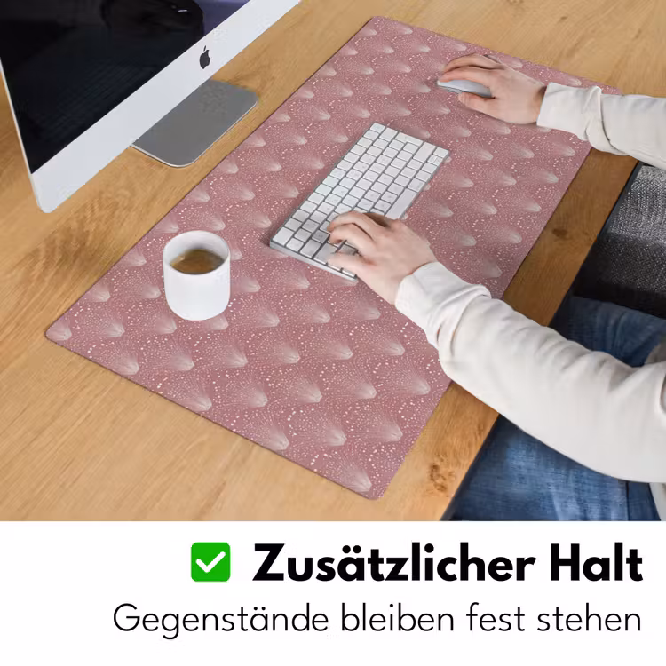 Trendy - Patroon - Roze Muismat XXL klein 681 -ysfeer3_duits