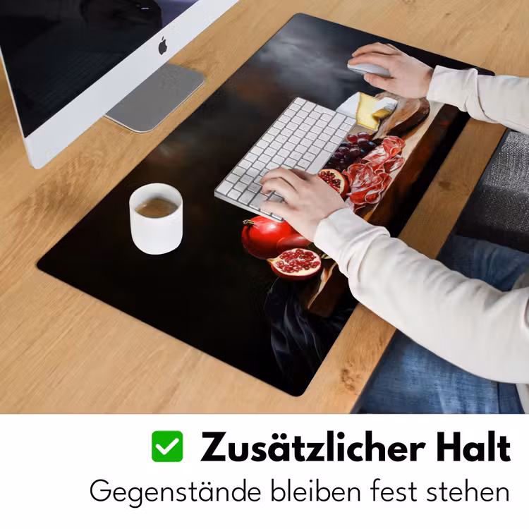 Borrelplank - Stilleven - Vintage Muismat XXL klein -ysfeer3_duits