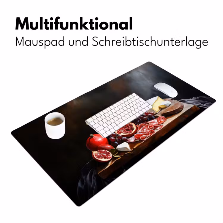 Borrelplank - Stilleven - Vintage Muismat XXL klein -ysfeer4_duits