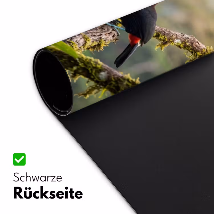 Toekan - Jungle - Natuur - Kleurrijk Muismat XXL klein -ysfeer2_duits