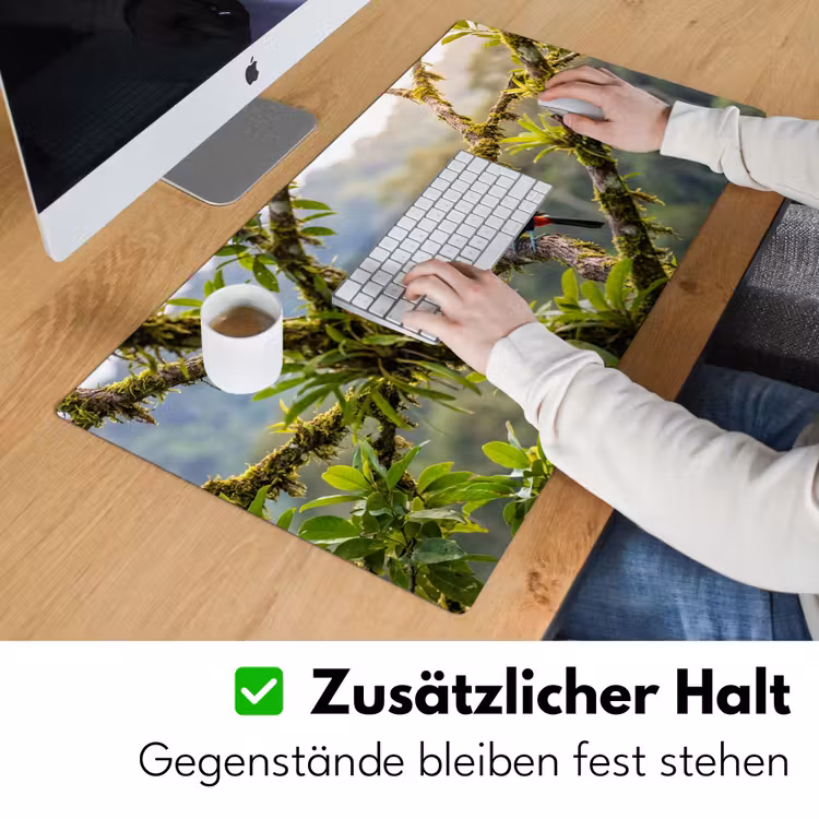 Toekan - Jungle - Natuur - Kleurrijk Muismat XXL klein -ysfeer3_duits