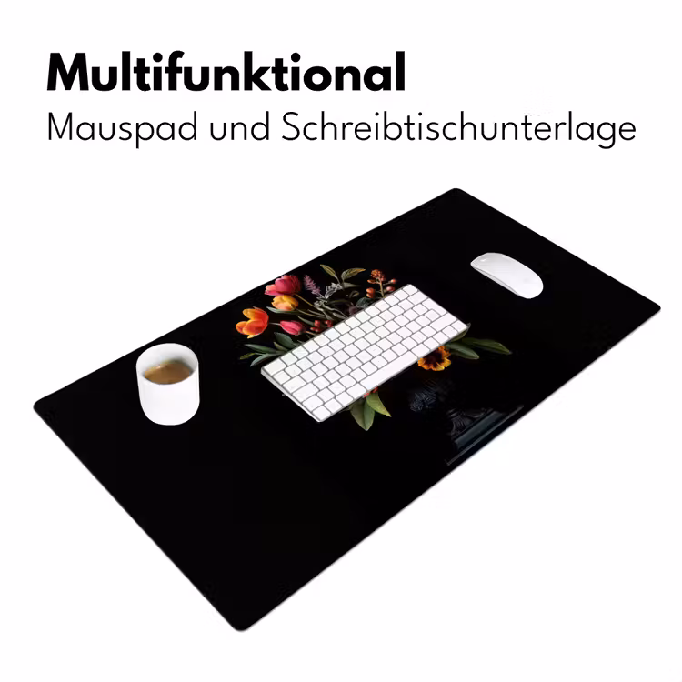Tulpen - Bessen - Boeket - Vaas Muismat XXL klein -ysfeer4_duits