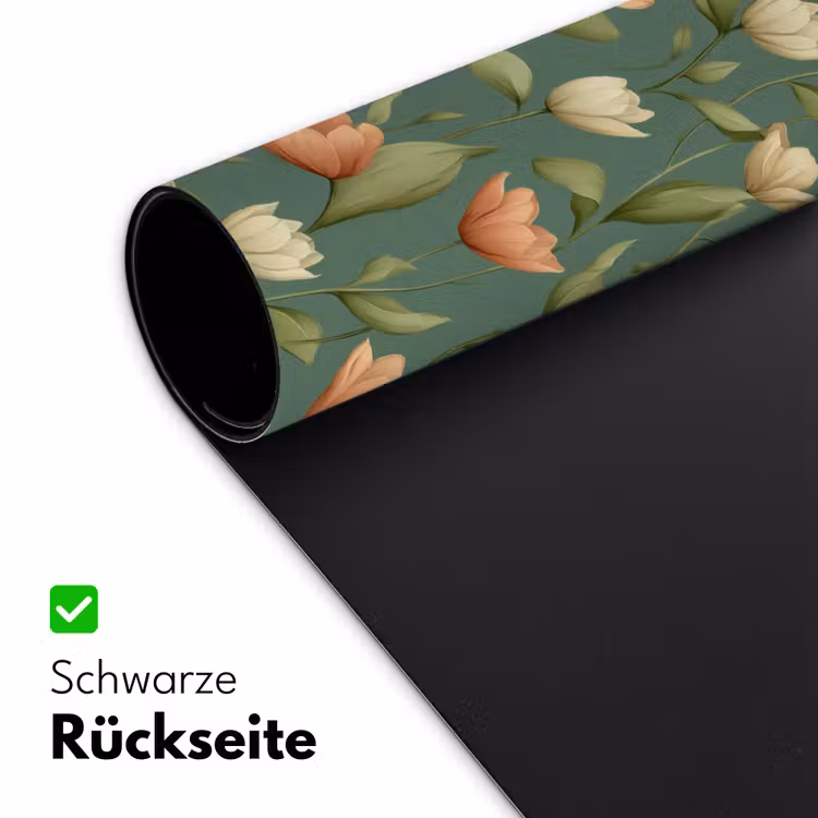 Tulpen - Botanisch - Groen Muismat XXL klein 681 -ysfeer2_duits
