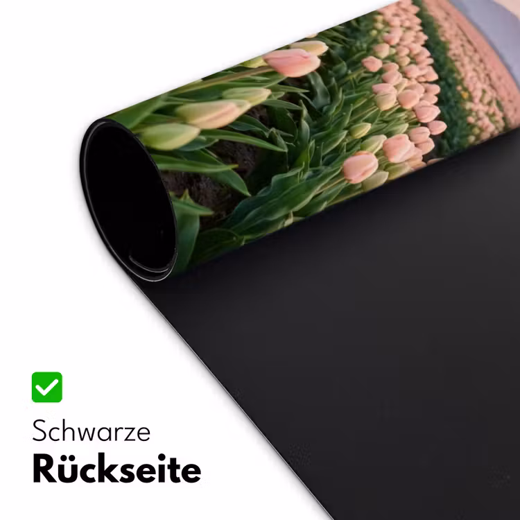 Tulpen - Landschap - Roze Muismat XXL klein -ysfeer2_duits