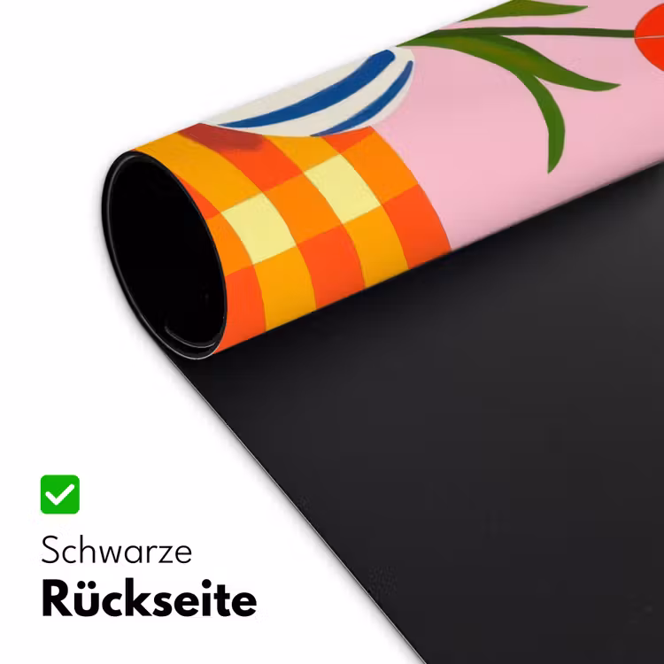 Tulpen - Roze - Vaas Muismat XXL klein -ysfeer2_duits