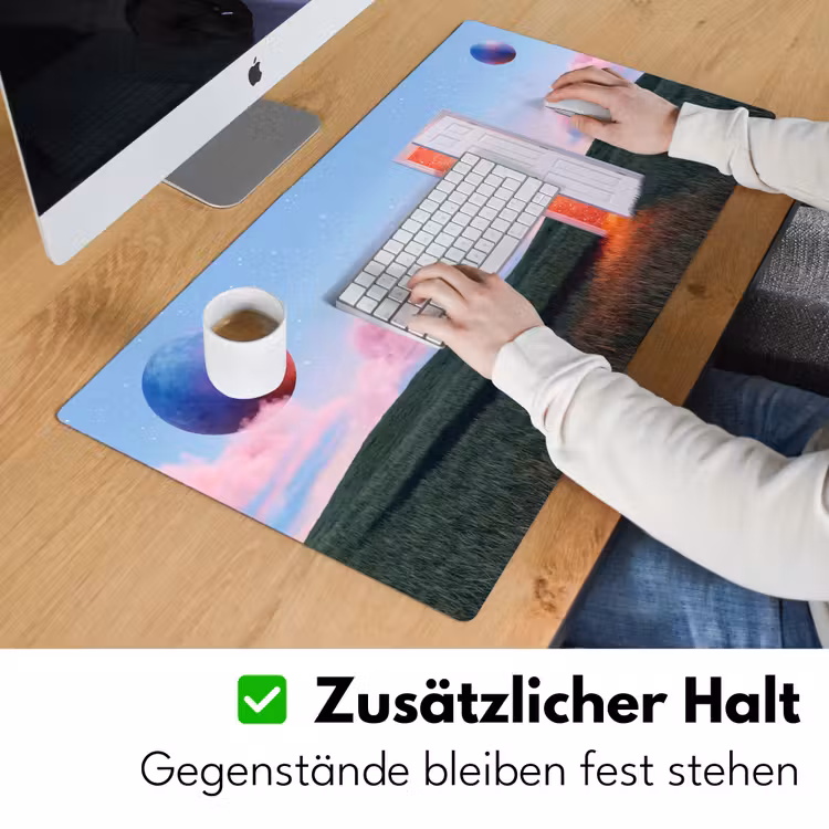 Schreibtischunterlage - Tür – Fantasie – Raum - Deur - Fantasie - Ruimte Muismat XXL klein