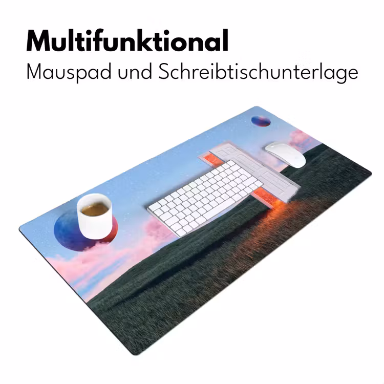 Schreibtischunterlage - Tür – Fantasie – Raum - Deur - Fantasie - Ruimte Muismat XXL klein