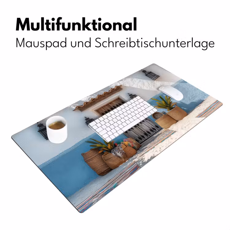 Deur - Manden - Planten Muismat XXL klein -ysfeer4_duits