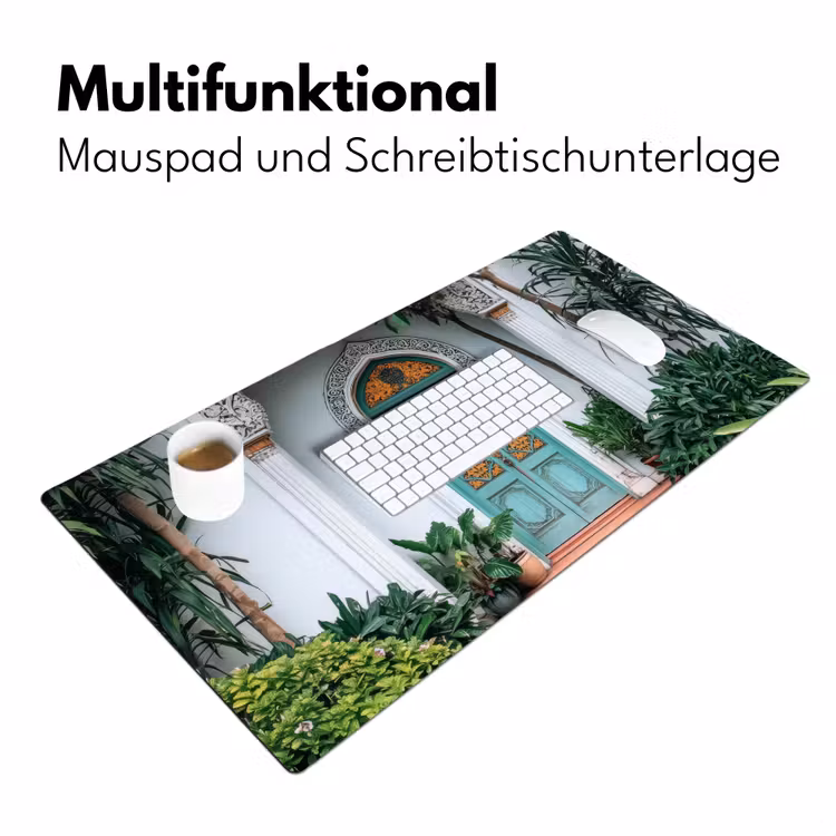 Deur - Patronen - Planten Muismat XXL klein -ysfeer4_duits