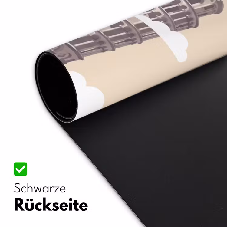 Schreibtischunterlage - Turm – Pisa – Architektur – Minimalistisch – Beige - Toren - Pisa - Architectuur - Minimalistisch - Beige Muismat XXL klein