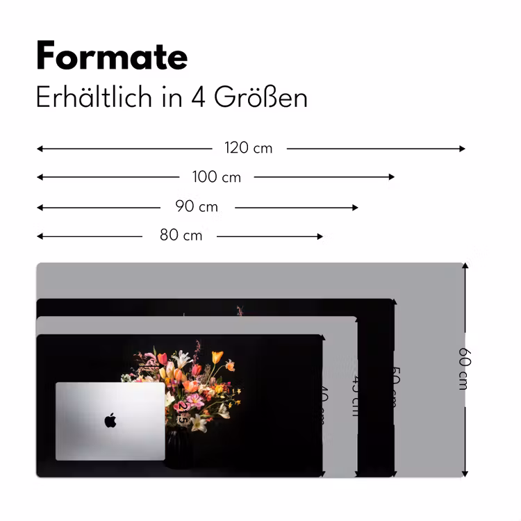 Vaas - Bloemen - Tulpen Muismat XXL klein -ysfeer5_duits
