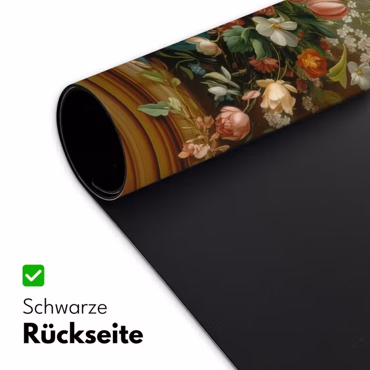 Vaas - Pastel - Kleuren - Bloemen Muismat XXL klein -ysfeer2_duits
