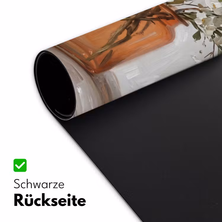 Vazen - Bloemen - Oranje Muismat XXL klein -ysfeer2_duits