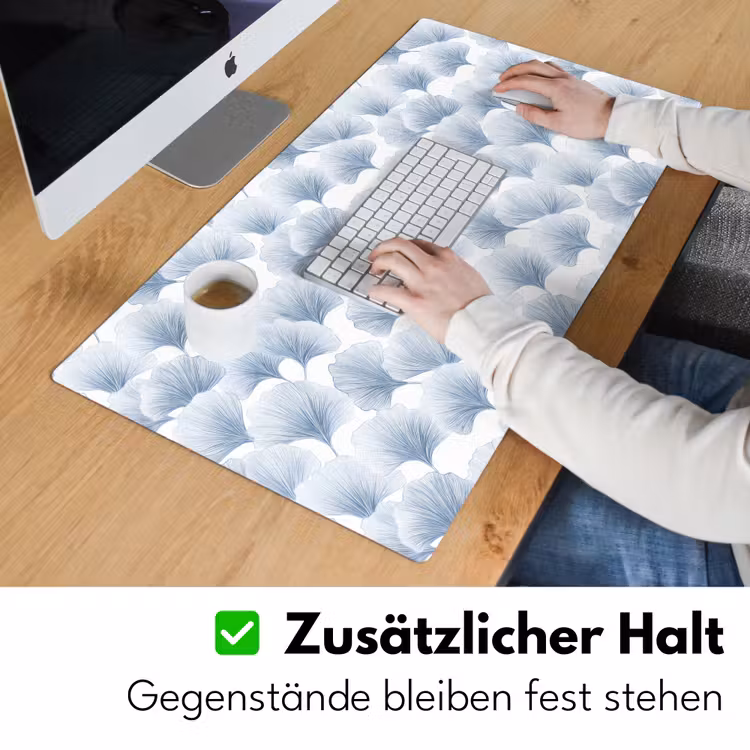 Waaier - Modern - Blauw Muismat XXL klein 681 -ysfeer3_duits