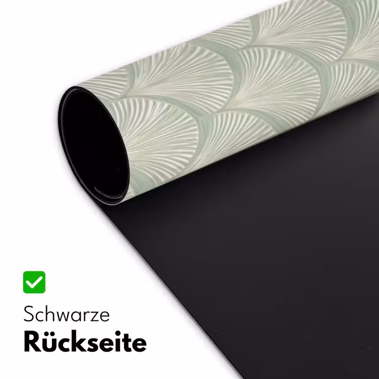 Waaiers - Patroon - Groen Muismat XXL klein 681 -ysfeer2_duits