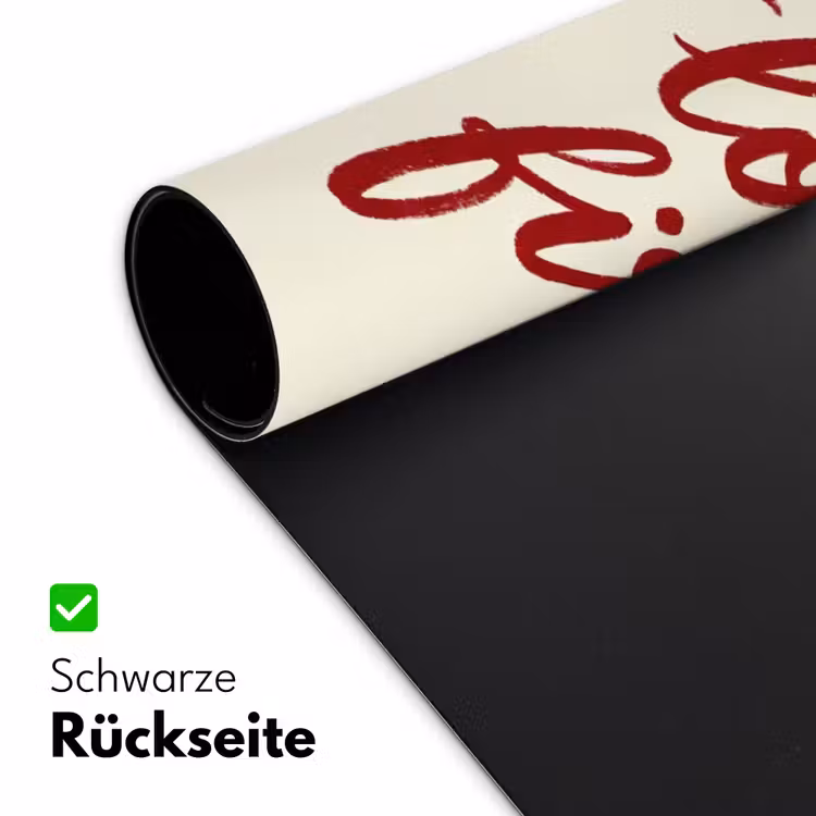 Don't lose your fire - Rood - Wit - Minimalistisch Muismat XXL klein -ysfeer2_duits