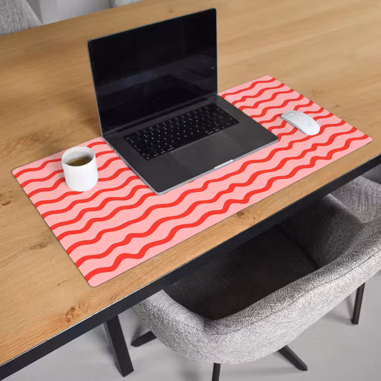 Speels - Patroon - Rood Muismat XXL klein 681 -sfeer1