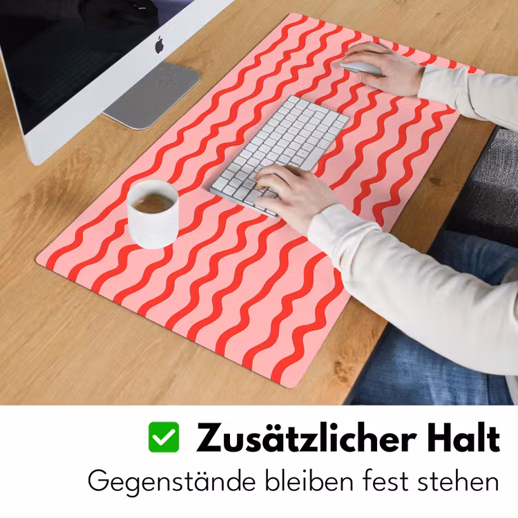 Speels - Patroon - Rood Muismat XXL klein 681 -ysfeer3_duits