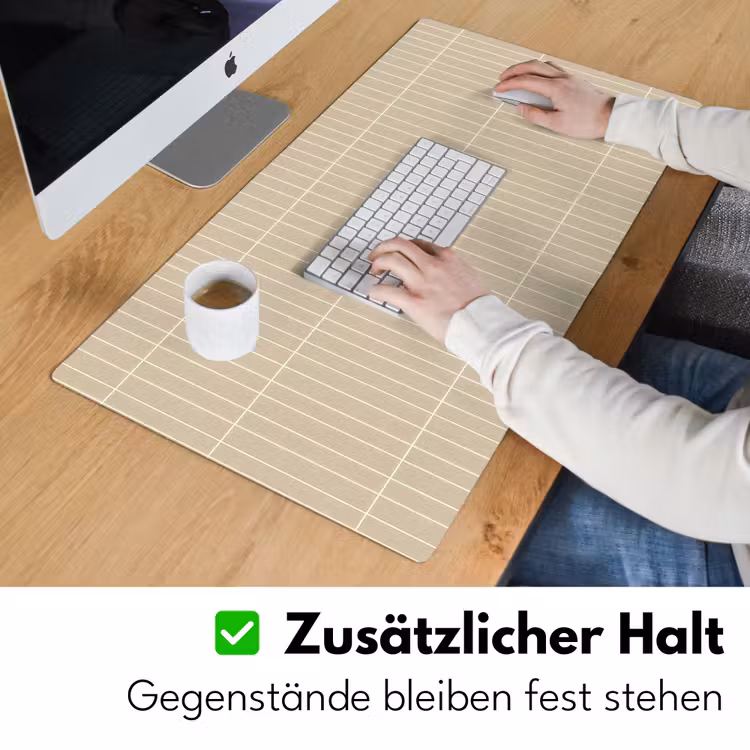 Verticaal - Wandtegel - Crème - Beige Muismat XXL klein 681 -ysfeer3_duits