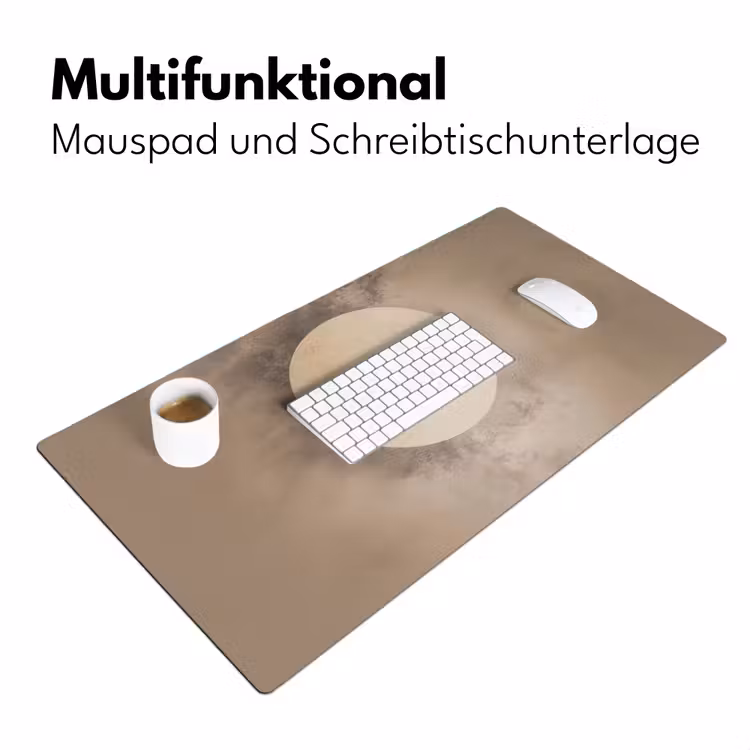 Vogel - Beige - Japandi Muismat XXL klein -ysfeer4_duits