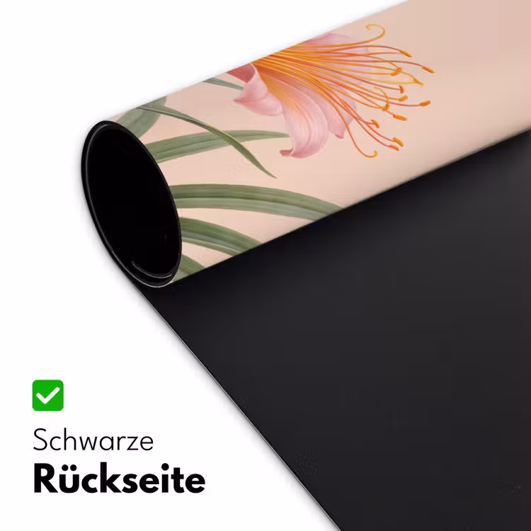 Vogel - Bloem - Natuur - Roze Muismat XXL klein -ysfeer2_duits