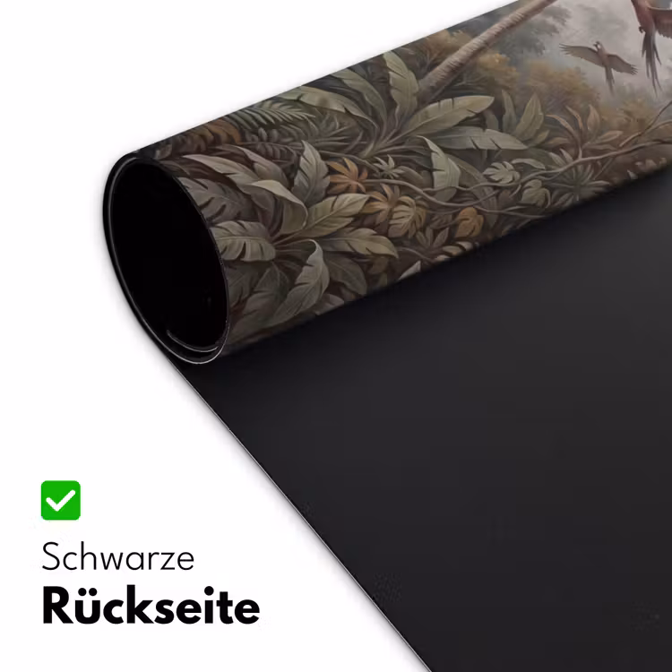 Vogel - Vliegend - Tropisch - Landschap - Klassiek Muismat XXL klein -ysfeer2_duits
