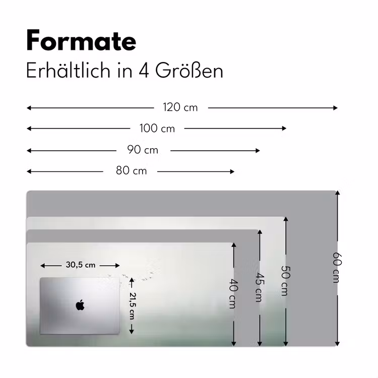 Vogel - Vlucht - Natuur - Minimalistisch Muismat XXL klein -ysfeer5_duits