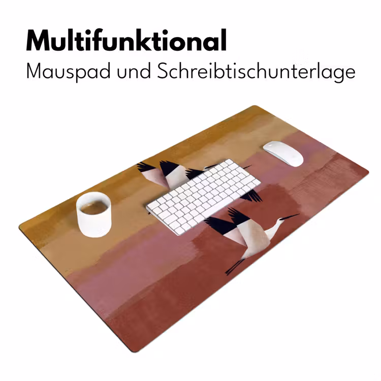 Vogels - Snavel - Abstract Muismat XXL klein -ysfeer4_duits