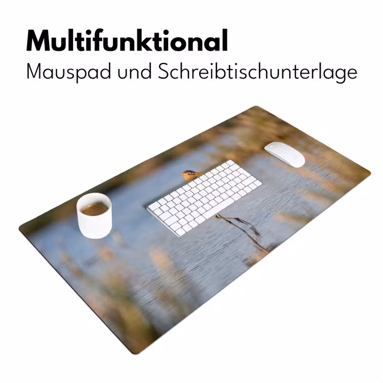 Vogel - Steltloper - Water - Natuur Muismat XXL klein -ysfeer4_duits