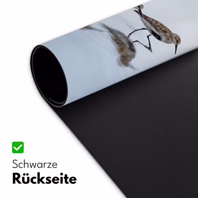 Vogels - Water - Grijs Muismat XXL klein -ysfeer2_duits