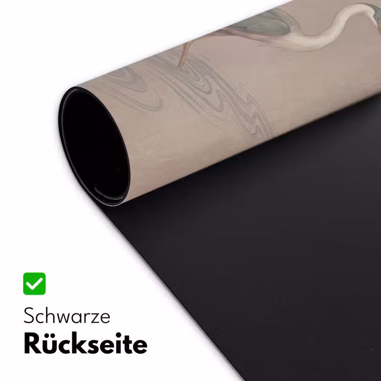 Vogel - Water - Natuur - Vintage Muismat XXL klein -ysfeer2_duits
