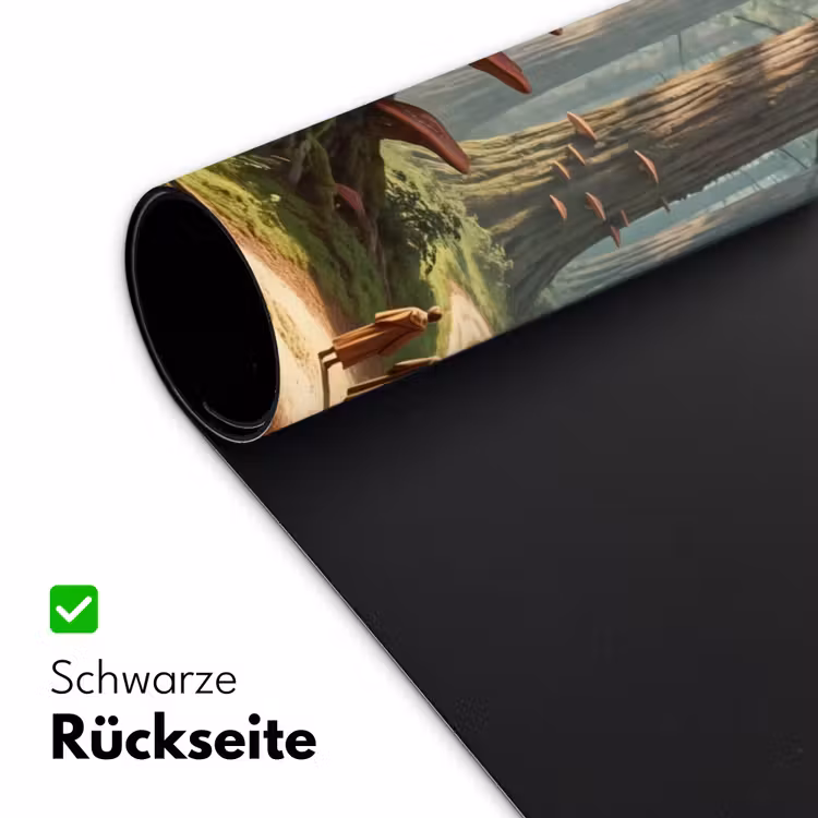 Schreibtischunterlage - Wald – Bäume – Natur - Bos - Bomen - Natuur Muismat XXL klein