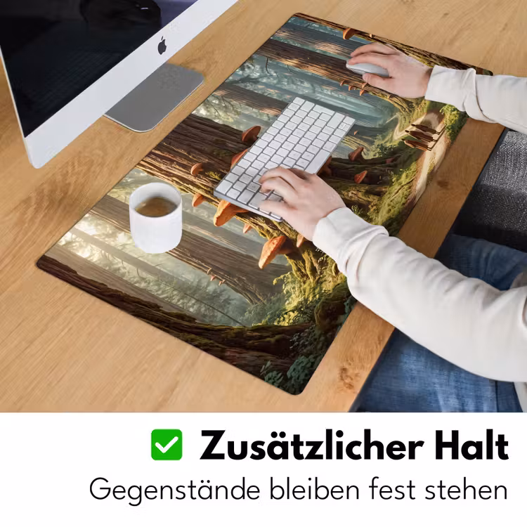 Schreibtischunterlage - Wald – Bäume – Natur - Bos - Bomen - Natuur Muismat XXL klein