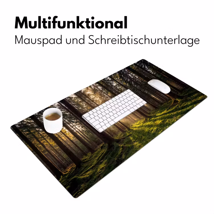 Bos - Gras - Zonlicht Muismat XXL klein -ysfeer4_duits