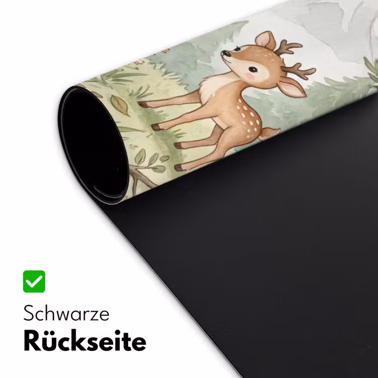Bos - Dieren - Groen Muismat XXL klein -ysfeer2_duits