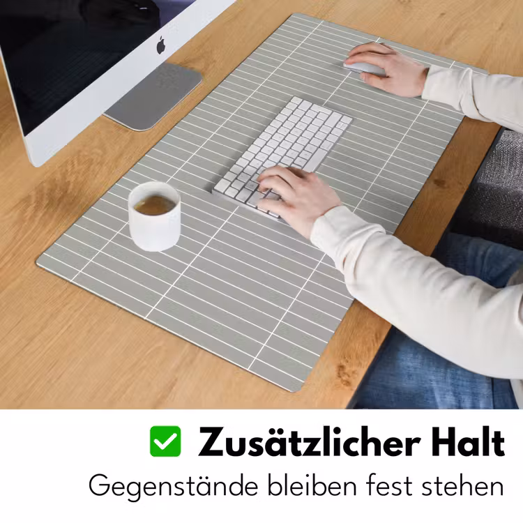 Wandtegel - Verticaal - Lichtgrijs Muismat XXL klein 681 -ysfeer3_duits